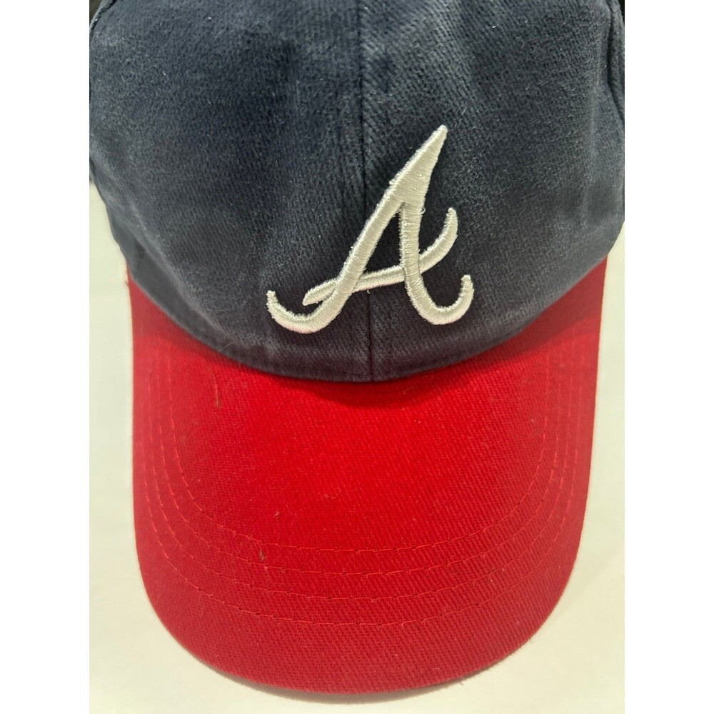 Atlanta Braves Chevrolet Promotional Adjustable Hat Navy Red Baseball’s #1 Fan